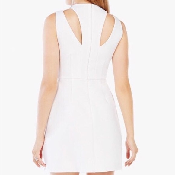 BCBGMAXAZRIA Clayre White Cocktail Dress - Picture 2 of 5